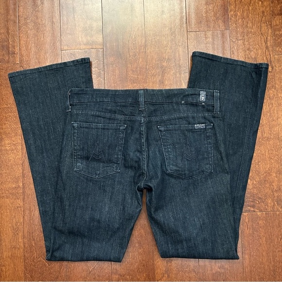 7 For All Mankind Lexie Petite “A” Pocket Bootcut Jeans, Size 29 - Picture 7 of 13